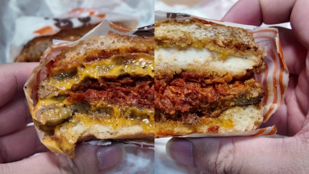 【レビュー】ビッグマウスインフェルノバーガー。燻製辛口ガーリックフレークが生み出す悪魔的な旨辛体験